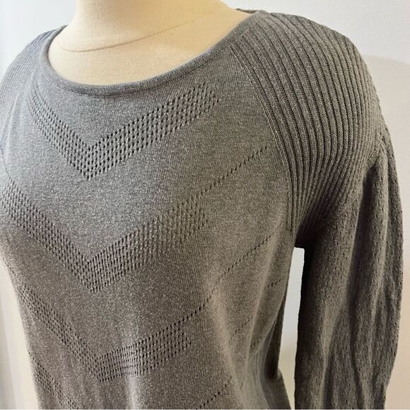 prAna Grey Organic Cotton Mainspring Sweater Size Small - Picture 5 of 10